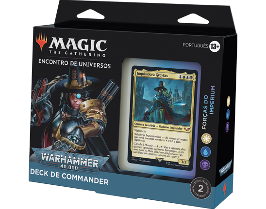 Deck Commander Warhammer 40.000 - Forças do Imperium - Magic: The Gathering - MoxLand