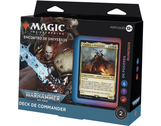 Deck Commander Warhammer 40.000 - Os Poderes Ruinosos - Magic: The Gathering - MoxLand