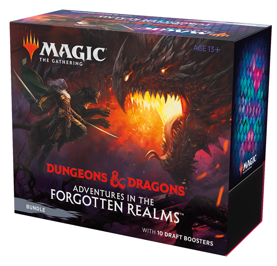 Bundle - Dungeons & Dragons: Adventures in the Forgotten Realms - Magic: The Gathering - MoxLand