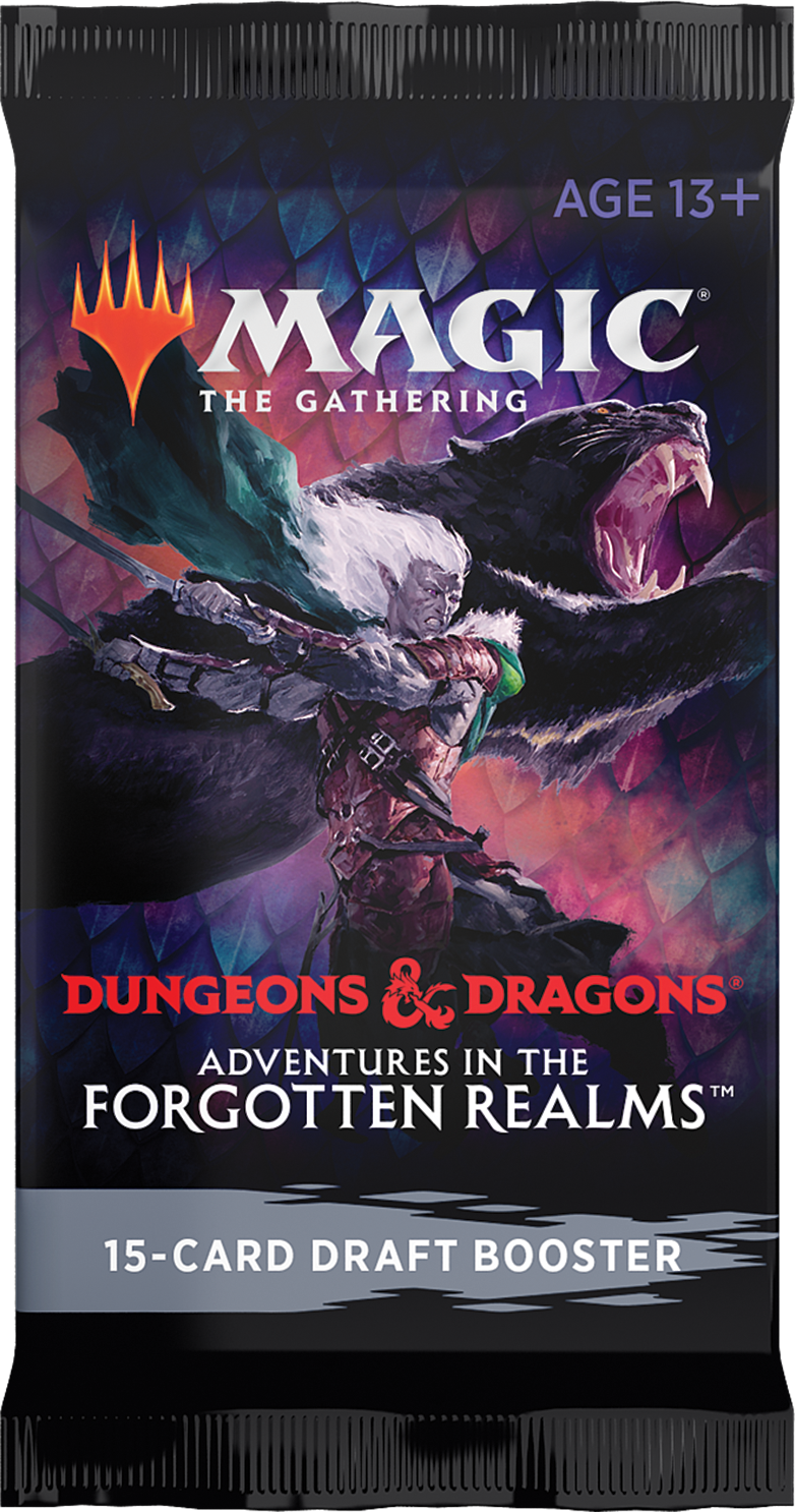 Booster de Draft - Dungeons & Dragons: Adventures in the Forgotten Realms - Magic: The Gathering - MoxLand