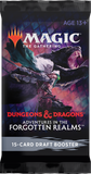 Booster de Draft - Dungeons & Dragons: Adventures in the Forgotten Realms - Magic: The Gathering - MoxLand