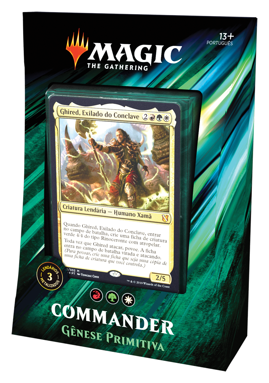 Deck Commander 2019 - Gênese Primitiva - Magic: The Gathering - MoxLand