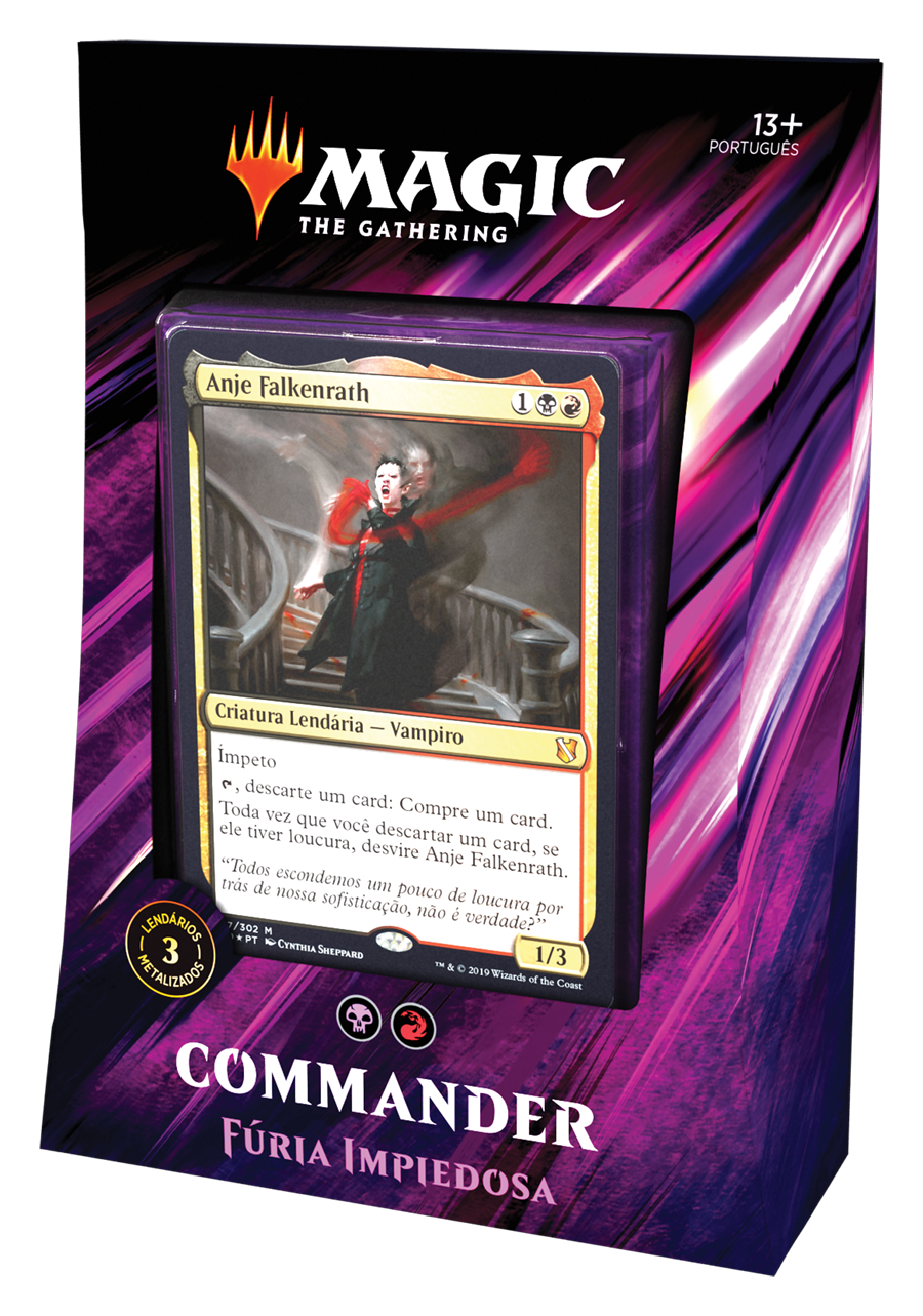 Deck Commander 2019 - Fúria Impiedosa - Magic: The Gathering - MoxLand