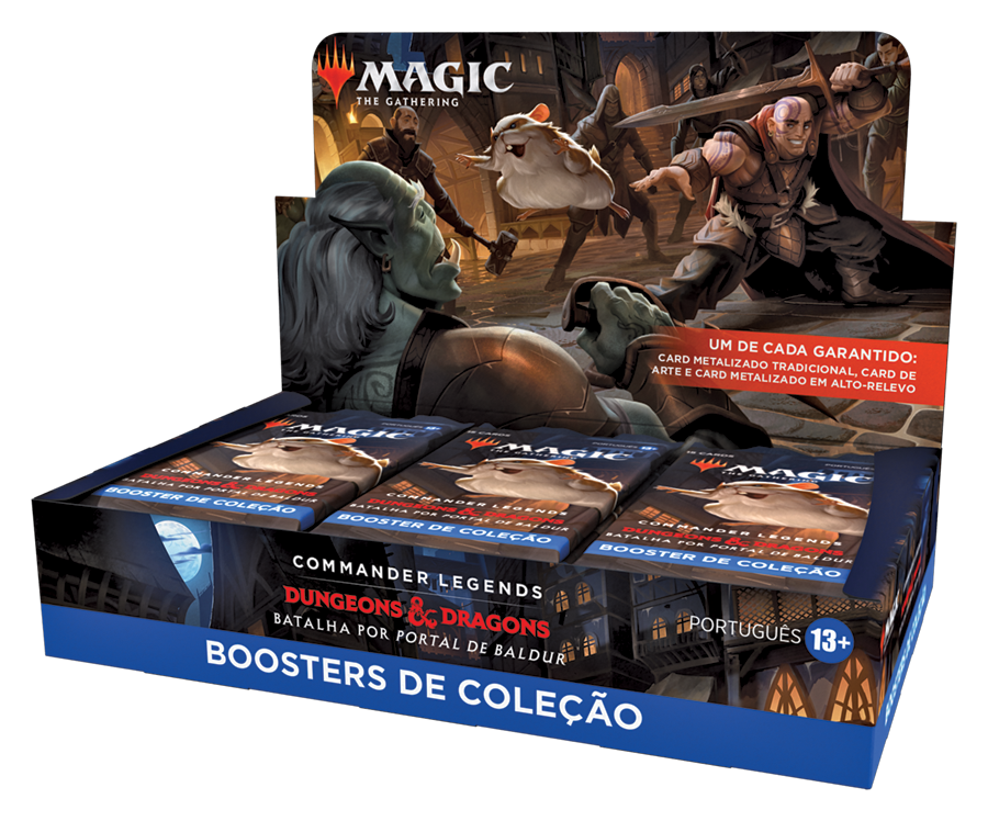 Box de Coleção - Commander Legends: Batalha por Portal de Baldur - Magic: The Gathering - MoxLand