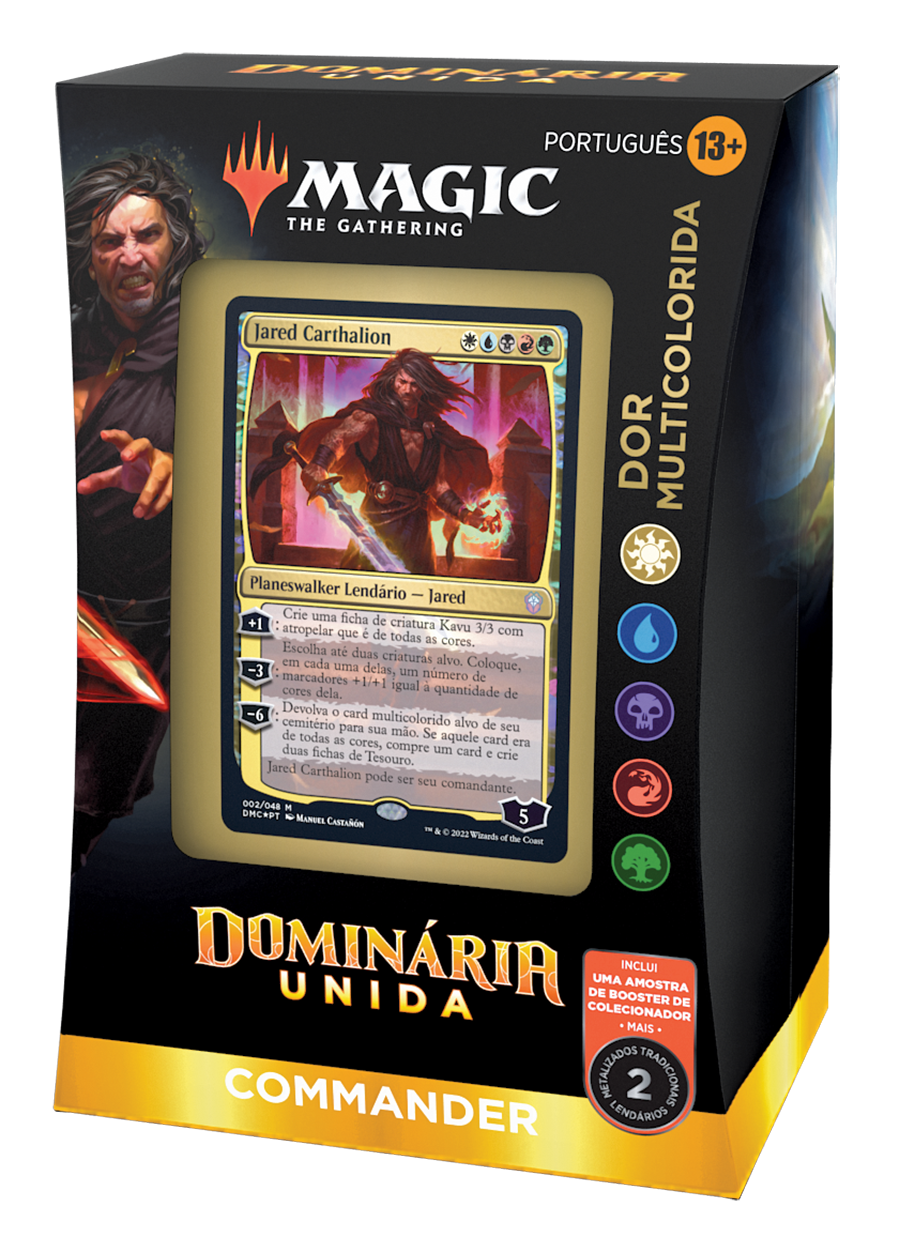 Deck Commander Dominária Unida - Dor Multicolorida - Magic: The Gathering - MoxLand