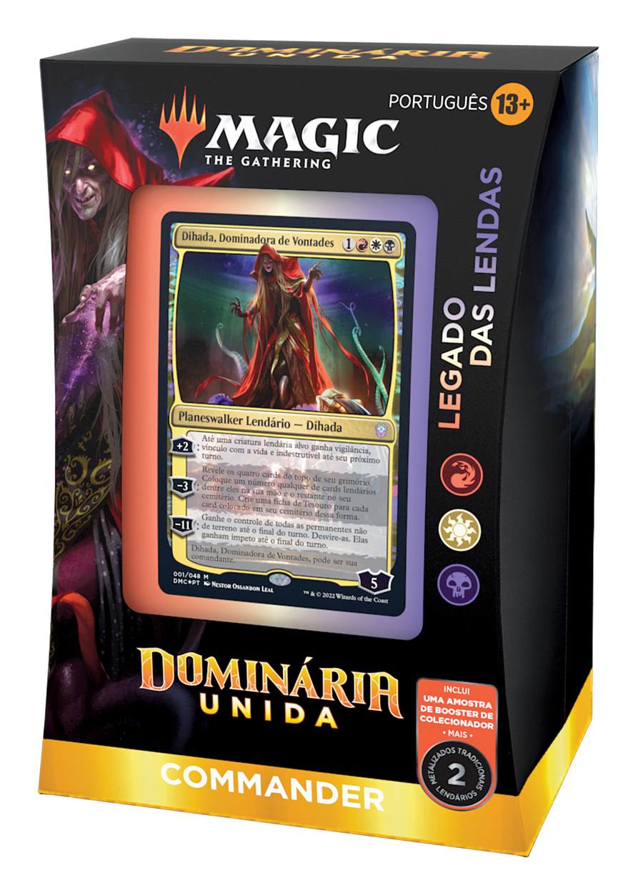 Deck Commander Dominária Unida - Legado das Lendas - Magic: The Gathering - MoxLand
