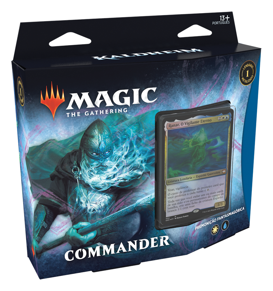 Deck Commander Kaldheim - Premonição Fantasmagórica - Magic: The Gathering - MoxLand