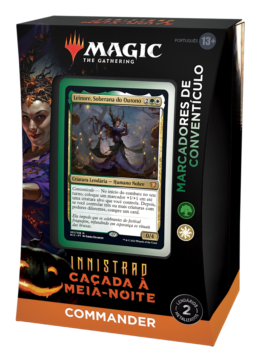 Deck Commander Innistrad: Caçada à Meia-noite - Marcadores de Conventículo - Magic: The Gathering - MoxLand