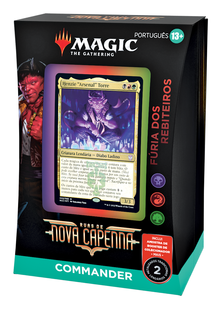 Deck Commander Ruas de Nova Capenna - Fúria dos Rebiteiros - Magic: The Gathering - MoxLand