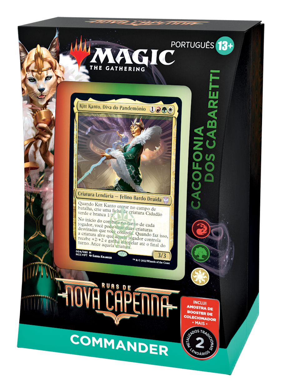 Deck Commander Ruas de Nova Capenna - Cacofonia dos Cabaretti - Magic: The Gathering - MoxLand