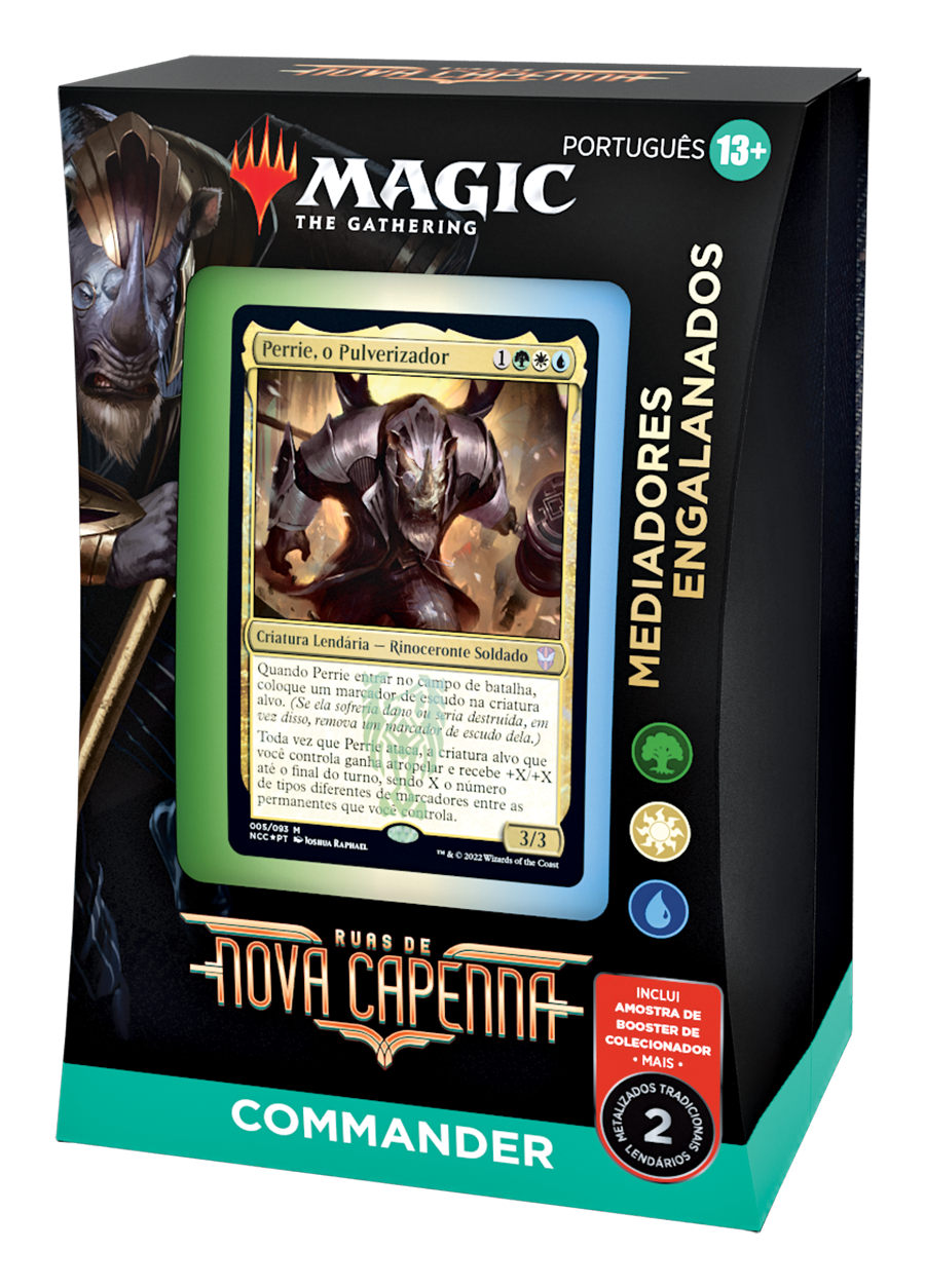 Deck Commander Ruas de Nova Capenna - Mediadores Engalanados - Magic: The Gathering - MoxLand