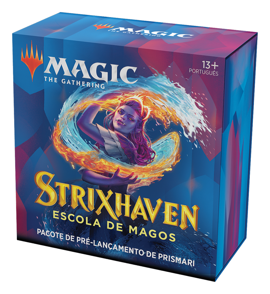 Pacote de Pré-lançamento - Strixhaven: Escola de Magos Prismari - Magic: The Gathering - MoxLand