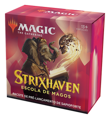 Pacote de Pré-lançamento - Strixhaven: Escola de Magos Sapioforte - Magic: The Gathering - MoxLand