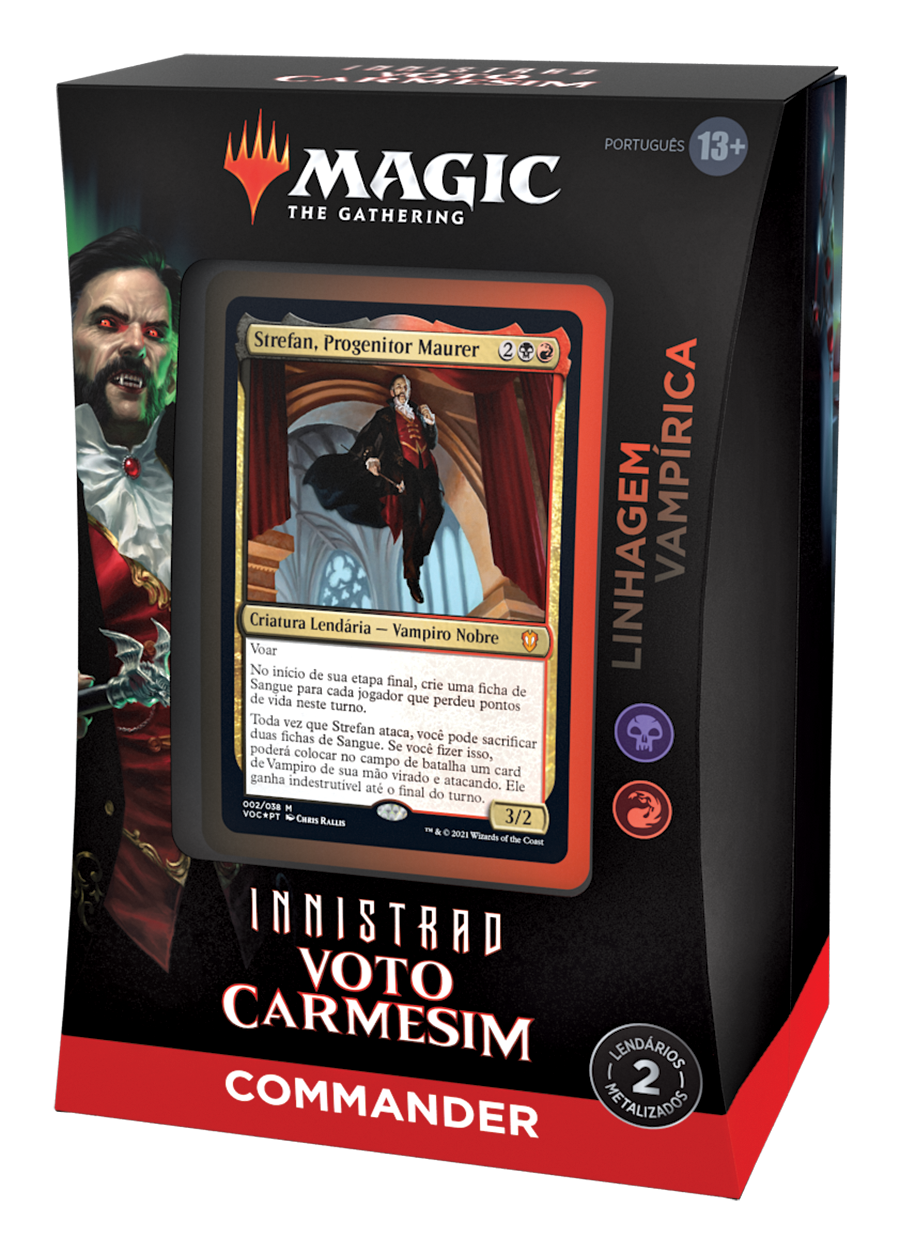 Deck Commander Innistrad: Voto Carmesim - Linhagem Vampirica - Magic: The Gathering - MoxLand