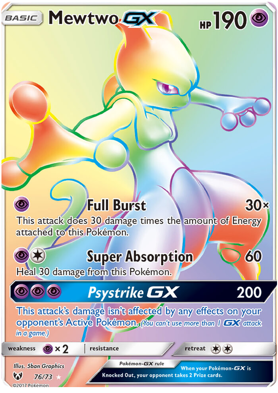 Mewtwo GX - Pokémon TCG - MoxLand