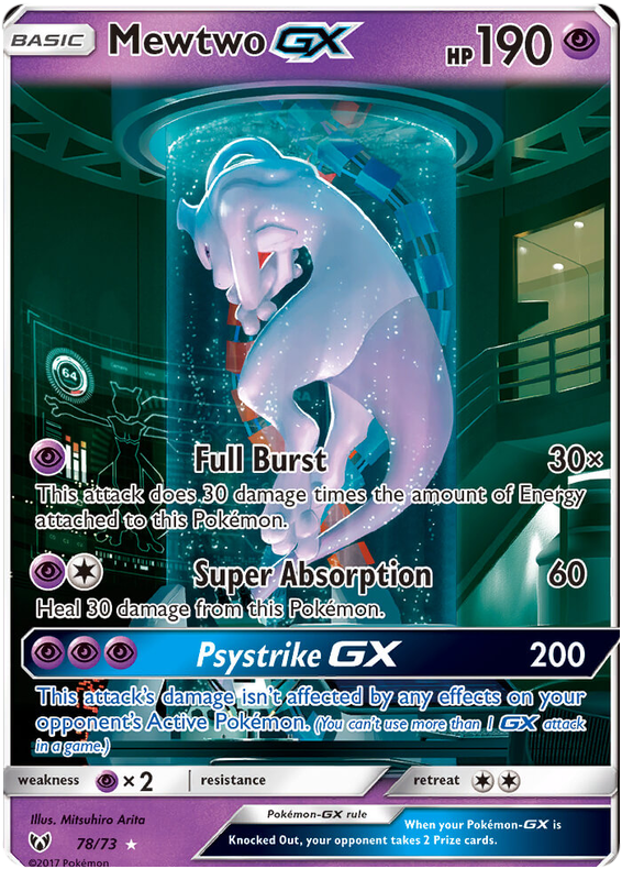 Mewtwo GX - Pokémon TCG - MoxLand