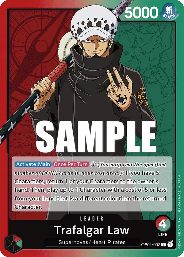 Trafalgar Law - ONE PIECE CARD GAME - MoxLand