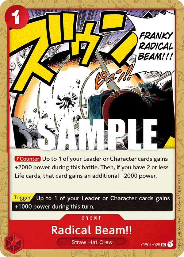 Radical Beam!! - ONE PIECE CARD GAME - MoxLand