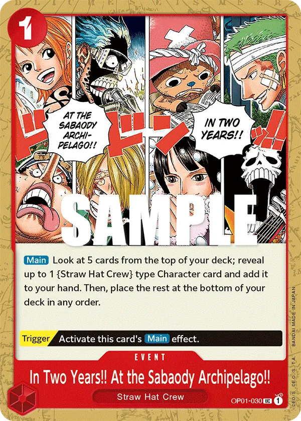 In Two Years!! At the Sabaody Archipelago!! - ONE PIECE CARD GAME - MoxLand