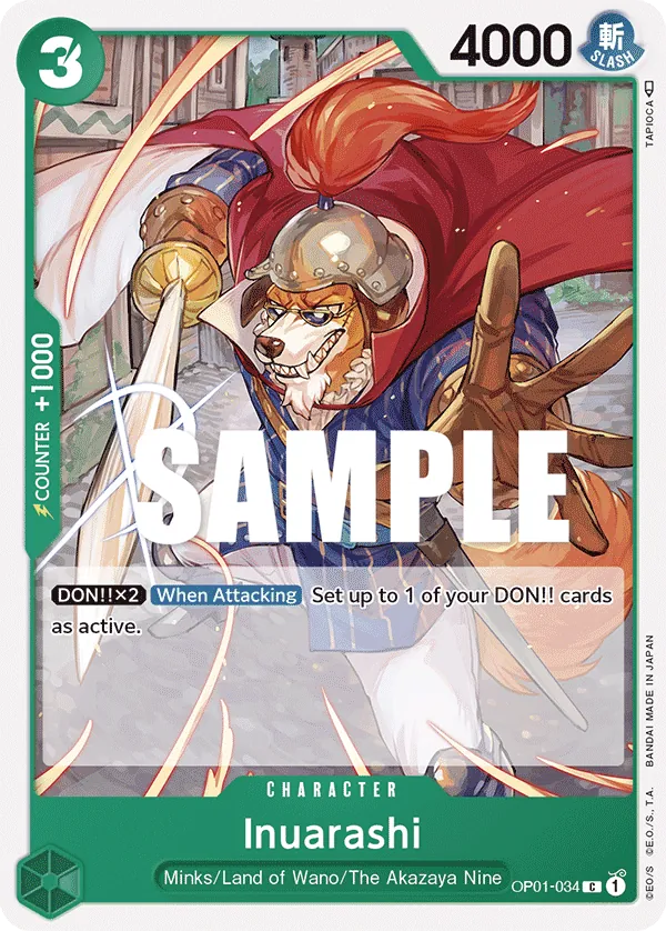 Inuarashi - ONE PIECE CARD GAME - MoxLand