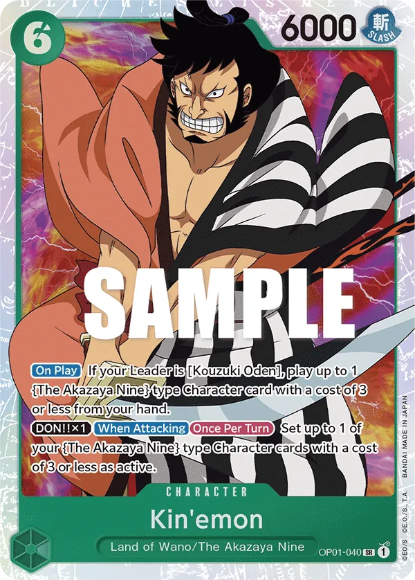 Kin'emon - ONE PIECE CARD GAME - MoxLand