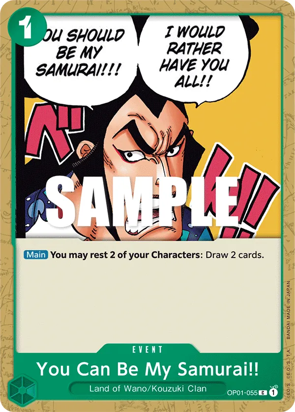 You Can Be My Samurai!! - ONE PIECE CARD GAME - MoxLand