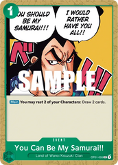 You Can Be My Samurai!! - ONE PIECE CARD GAME - MoxLand