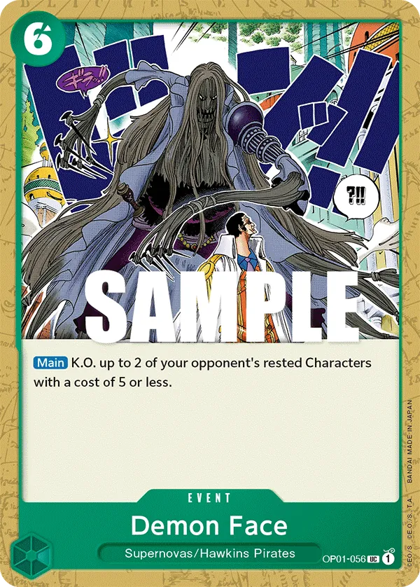 Demon Face - ONE PIECE CARD GAME - MoxLand