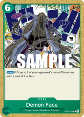 Demon Face - ONE PIECE CARD GAME - MoxLand