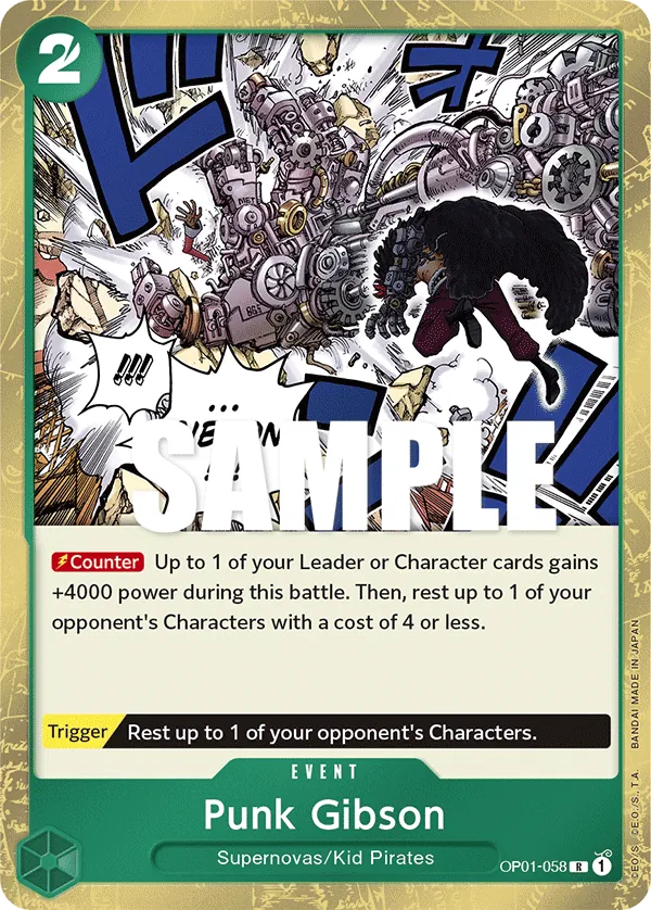 Punk Gibson - ONE PIECE CARD GAME - MoxLand