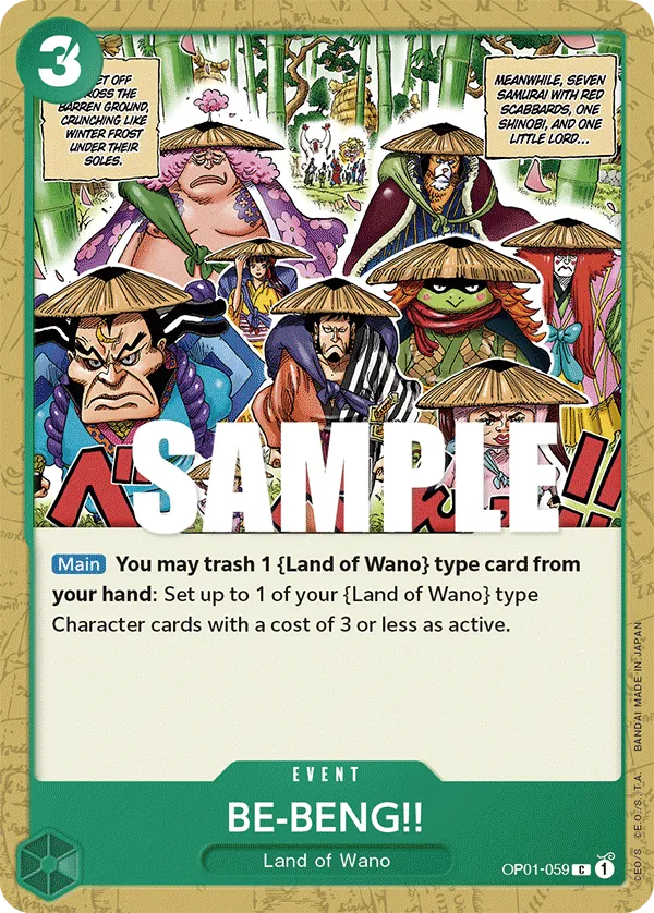 BE-BENG!! - ONE PIECE CARD GAME - MoxLand