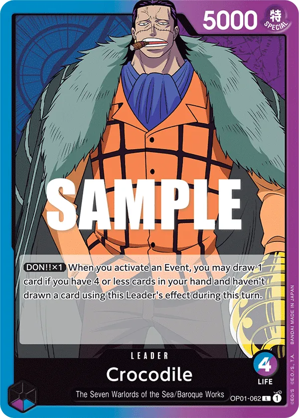 Crocodile - ONE PIECE CARD GAME - MoxLand