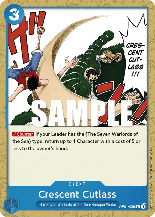 Crescent Cutlass - ONE PIECE CARD GAME - MoxLand