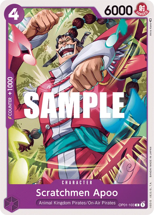 Scratchmen Apoo - ONE PIECE CARD GAME - MoxLand