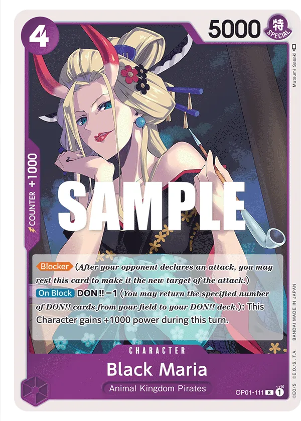 Black Maria - ONE PIECE CARD GAME - MoxLand