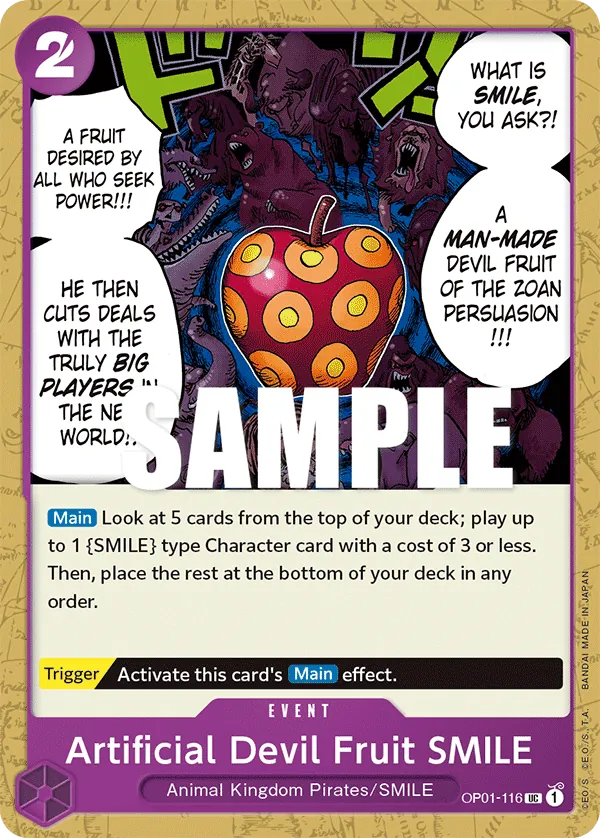 Artificial Devil Fruit SMILE - ONE PIECE CARD GAME - MoxLand