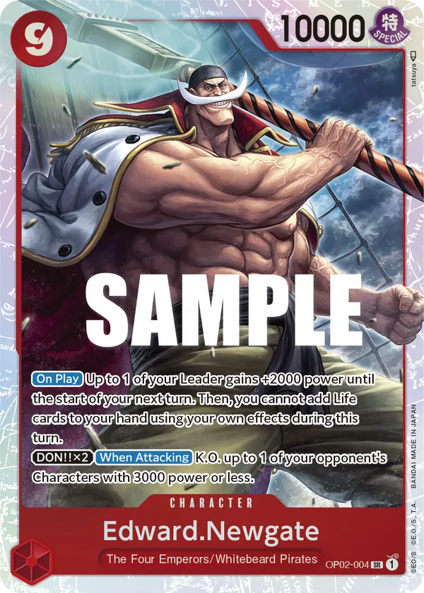 Edward.Newgate - ONE PIECE CARD GAME - MoxLand