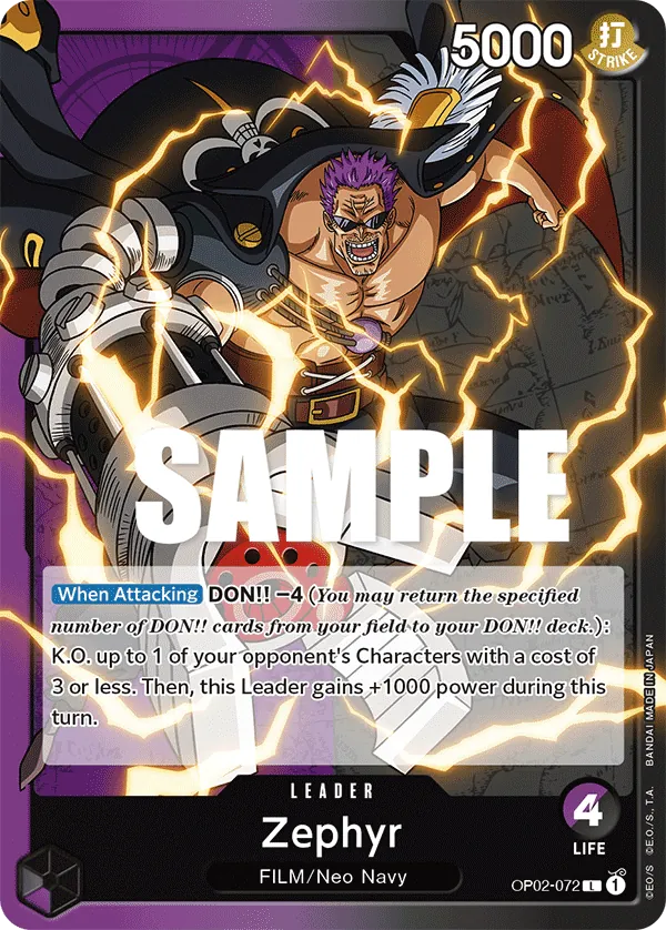 Zephyr - ONE PIECE CARD GAME - MoxLand