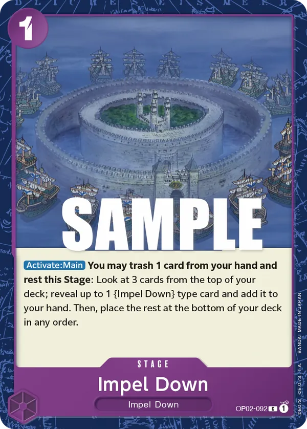 Impel Down - ONE PIECE CARD GAME - MoxLand