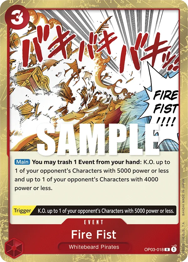 Fire Fist - ONE PIECE CARD GAME - MoxLand