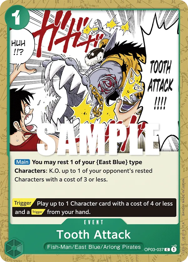 Tooth Attack - ONE PIECE CARD GAME - MoxLand