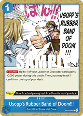 Usopp's Rubber Band of Doom!!! - ONE PIECE CARD GAME - MoxLand