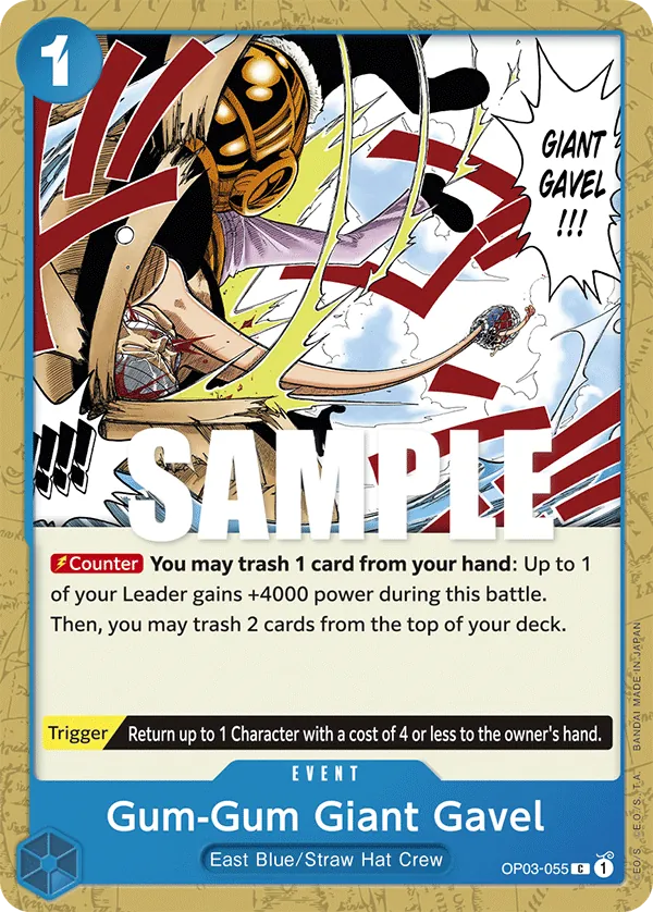 Gum-Gum Giant Gavel - ONE PIECE CARD GAME - MoxLand