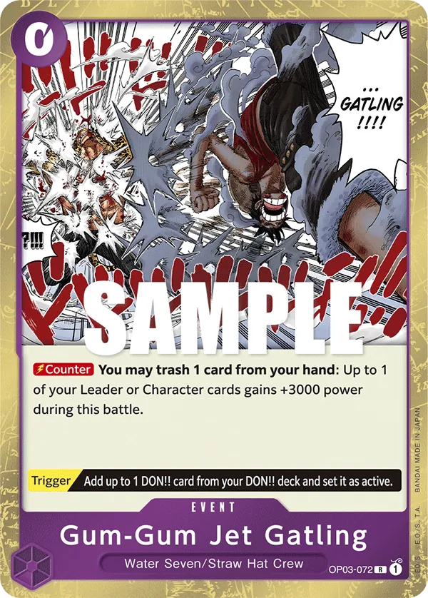 Gum-Gum Jet Gatling - ONE PIECE CARD GAME - MoxLand