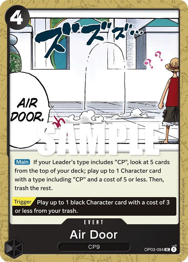 Air Door - ONE PIECE CARD GAME - MoxLand