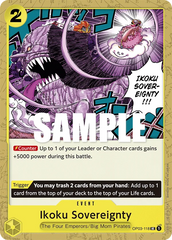 Ikoku Sovereignty - ONE PIECE CARD GAME - MoxLand