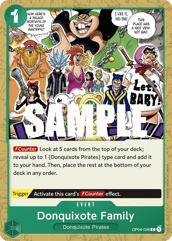 Donquixote Family - ONE PIECE CARD GAME - MoxLand