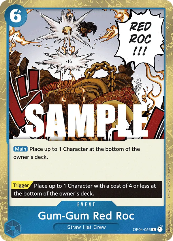 Gum-Gum Red Roc - ONE PIECE CARD GAME - MoxLand