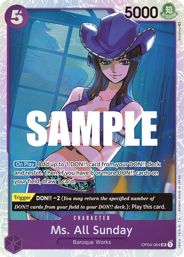 Ms. All Sunday - ONE PIECE CARD GAME - MoxLand