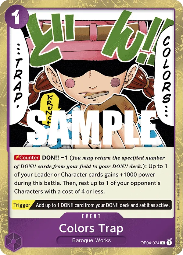 Colors Trap - ONE PIECE CARD GAME - MoxLand